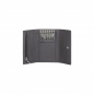 Preview: Key case made of stainless steel and calf leather taupe